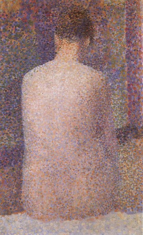 Georges Seurat Model Form Behind oil painting image